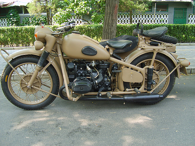 Beijing Sidecar Motorcycles - Desert Tan OHV