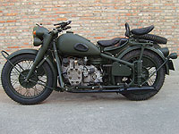 Beijing Sidecar Motorcycles - WW II Replica